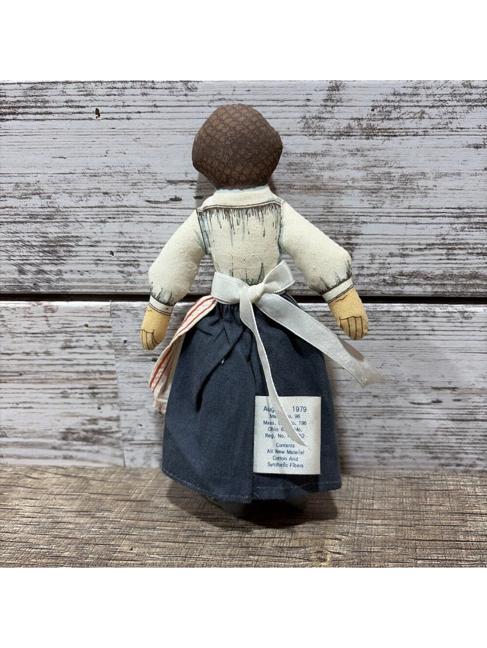 Vintage 1979 Hallmark Clara Barton American Red Cross Founder Cloth Doll Toy